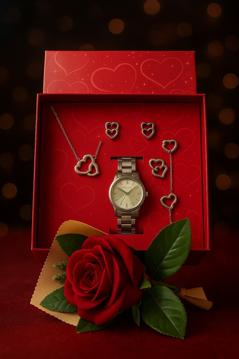 Sevgiliye, Eşe ve Anneye Özel Zarif Saat ve Takı Seti ile Şık Hediye Önerileri